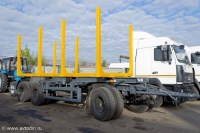 Комплект для самостоятельной сборки прицеп-сортиментовоз МАЗ-892620 двухскатный (Клен)
