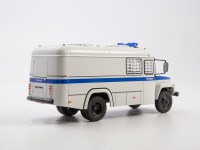 Масштабная модель 1:43 Автобус для перевозки заключенных КАвЗ-3976 АЗ с журналом №3 (Наши Автобусы. Спецвыпуск. Modimio)
