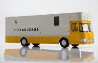 Масштабная модель 1:43 ПТС-ЦТ «Магнолия» (ЛиАЗ-5932) с журналом №4 (Наши Автобусы. Спецвыпуск. Modimio)