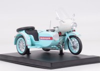 Масштабная модель 1:24 Советский мотоцикл М-100 с журналом спецвыпуск №2 "Наши Мотоциклы" (MODIMIO Collections)