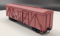 Масштабная модель 1:87 Советский крытый вагон модели 11-066 с журналом спецвыпуск №1 (Наши Поезда. Modimio)