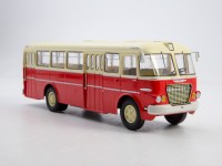 Масштабная модель 1:43 Городской автобус Икарус-620, красный, белый, Советский Автобус (СОВА)