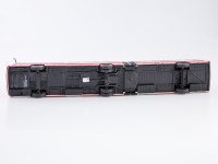 Масштабная модель 1:43 Городской сочлененный автобус Икарус-280.64, Ikarus-280.64, белый, красный низ, Советский Автобус (СОВА)