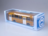 Коллекционная масштабная модель 1:43 Автобус ЛИАЗ-677М желтый (Советский Автобус)