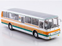 Масштабная модель 1:43 Специализированный автобус для доставки космонавтов ЛАЗ-699П с журналом Спецвыпуск №13 (Наши Автобусы. Modimio)