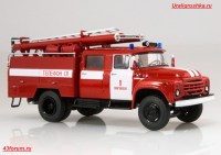 Коллекционная масштабная модель 1:43 Пожарный автомобиль АЦ-40 (130) надпись "Воронеж" (SSM)