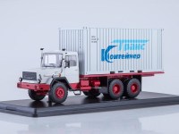 Масштабная модель 1:43 Контейнеровоз 6х4 Magirus 290D, серый, Start Scale Models (SSM)