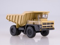 Масштабная модель 1:43 Карьерный самосвал БелАЗ-7522, ранний, бежевый (Start Scale Models (SSM)