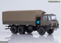 Коллекционная масштабная модель 1:43 Бортовой автомобиль 6х6 TATRA 815 V26, с тентом, хаки (SSM)