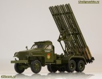 Коллекционная масштабная модель 1:43 Гвардейский миномет Катюша БМ-13 6х6 Studebaker US6 (Start Scale Models)