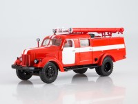 Масштабная модель 1:43 Пожарный автомобиль ПМЗ-17А(164) с белыми полосами (Start Scale Models (SSM)