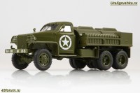 Коллекционная масштабная модель 1:43 Автоцистерна 6х6 Studebaker US6 U5 с белой звездой (Start Scale Models)