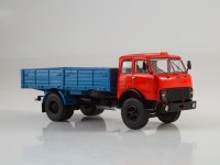 Масштабная модель 1:43 Бортовой грузовик 4х2 МАЗ-5335, красный, синий (Start Scale Models (SSM)