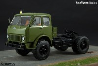 Коллекционная масштабная модель 1:43 Седельный тягач 4х2 МАЗ-504, зеленый (Start Scale Models (SSM)