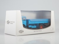 Коллекционная масштабная модель 1:43 Бортовой грузовик 4х2 МАЗ-500А, синий, красные диски (Start Scale Models (SSM)