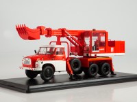 Масштабная модель 1:43 Экскаватор-планировщик UDS-110 Hasici, пожарный, на шасси Татра-148, Tatra-148 (SSM)