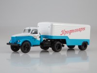 Масштабная модель 1:43 Седельный тягач 4х2 Горький 51П с полуприцепом ПАЗ-744, Start Scale Models (SSM)