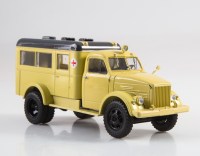 Масштабная модель 1:43 Санитарный автобус Павловский-653 на шасси Горький-51А (Start Scale Models (SSM)
