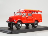 Масштабная модель 1:43 Пожарный автомобиль 4х4 ПМГ-19 (63) на шасси Горький-63 (Start Scale Models (SSM)