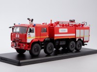 Масштабная модель 1:43 Аэродромный пожарный автомобиль АА-13/60 (6560) на шасси 8х8 КамАЗ-6560, Пулково(Start Scale Models)