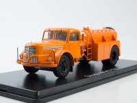 Масштабная модель 1:43 Автоцистерна на шасси двухосного грузового автомобиля 4х2 Skoda AKVS-706, оранжевая, Start Scale Models (SSM)