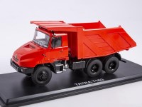 Масштабная модель 1:43 Полноприводный капотный самосвал 6х6 Татра Т163 Ямал, Tatra T163 Jamal, красный, Start Scale Models (SSM)