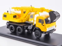 Масштабная модель 1:43 Экскаватор-планировщик ЭО-3532 на шасси КамАЗ-5511, желтый, Start Scale Models (SSM)