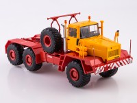 Масштабная модель 1:43 Седельный тягач внедорожного габарита 6х6 ФАУН, Faun Koloss, оранжевый, красный, Start Scale Models (SSM)