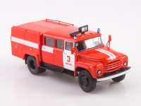 Масштабная модель 1:43 Автомобиль газодымозащитной службы АНР АГ-24 (130) 198, на шасси автомобиля 4х2 ЗиЛ-130, красный, Start Scale Models (SSM)