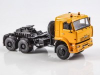 Масштабная модель 1:43 Седельный тягач 6х6 КамАЗ-65225, высокое седло, ранний, оранжевый, Start Scale Models (SSM)