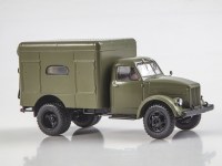 Масштабная модель 1:43 Аэродромный моторный подогреватель, на шасси автомобиля 4х2 Горький-51А, хаки, Start Scale Models (SSM)