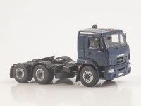 Масштабная модель 1:43 Трехосный дорожный седельный тягач КАМАЗ-6460, рестайлинг, темно-синий, Start Scale Models (SSM)