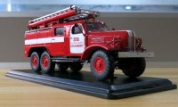 Коллекционная масштабная модель 1:43 Пожарный автомобиль ПМЗ-27А (157К) ДПД (SSM)