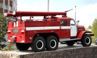 Коллекционная масштабная модель 1:43 Пожарный автомобиль ПМЗ-27А (157К) без надписей (SSM)