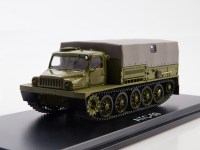 Масштабная модель 1:43 Артиллерийский гусеничный тягач АТС-59, хаки, Start Scale Models (SSM)