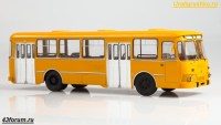 Коллекционная масштабная модель 1:43 Городской автобус Ликинский -677М желтый, перевыпуск (Start Scale Models)
