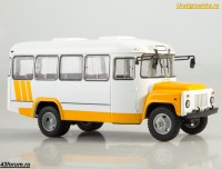 Коллекционная масштабная модель 1:43 Пригородный Автобус КАвЗ-3270 бело-желтый (Start Scale Models)