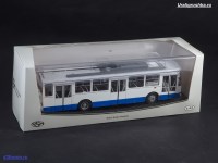 Масштабная модель 1:43 Троллейбус Skoda-14TR (бело-синий) Ростов-на-Дону (Start Scale Models (SSM)