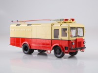 Масштабная модель 1:43 Грузовой троллейбус СВАРЗ ТГ-3 красно-желтый (Start Scale Models (SSM)