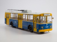 Масштабная модель 1:43 Троллейбус ЗиУ-682Б, желто-синий, г. Москва,  маршрут 35, бортовой 1358, Start Scale Models (SSM)