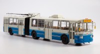 Масштабная модель 1:43 Троллейбус ЗиУ-10 белый, голубой, г. Рязань, маршрут 3, бортовой 3004 (ЗиУ-683, ЗиУ-6205), Start Scale Models (SSM)
