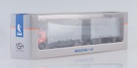 Коллекционная масштабная модель 1:43 КамАЗ-53212 контейнеровоз с прицепом ГКБ-8350 (Start Scale Models)