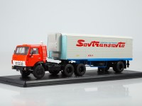 Масштабная модель 1:43 Седельный тягач 6х4 КамАЗ-54112 с полуприцепом Alka-N12CH Sovtransavto (Start Scale Models (SSM)