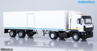 Коллекционная масштабная модель 1:43 Седельный  тягач 4х2 МАЗ-5440 с полуприцепом ОдАЗ-9786 (ТиЗАР-9786), Start Scale Models (SSM)