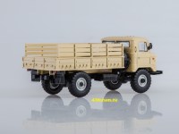 Коллекционная масштабная модель 1:43 Бортовой грузовик 4х4 Шишига 66 бежевый (SSM)