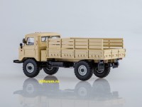 Коллекционная масштабная модель 1:43 Бортовой грузовик 4х4 Шишига 66 бежевый (SSM)