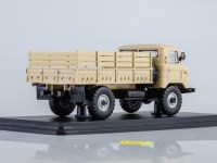Коллекционная масштабная модель 1:43 Бортовой грузовик 4х4 Шишига 66 бежевый (SSM)