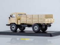Коллекционная масштабная модель 1:43 Бортовой грузовик 4х4 Шишига 66 бежевый (SSM)