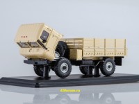 Коллекционная масштабная модель 1:43 Бортовой грузовик 4х4 Шишига 66 бежевый (SSM)