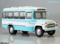 Коллекционная масштабная модель 1:43 Пригородный Автобус КАвЗ-685В бело-голубой (Start Scale Models)